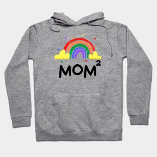 Two Moms with Rainbow Hoodie